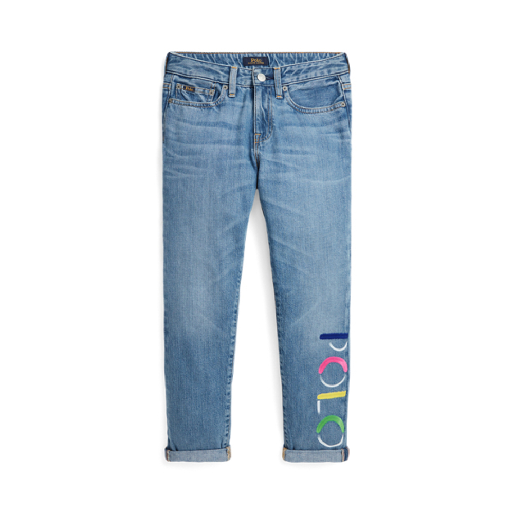 Ralph Lauren POLO Logo Slim Fit Cotton Jean